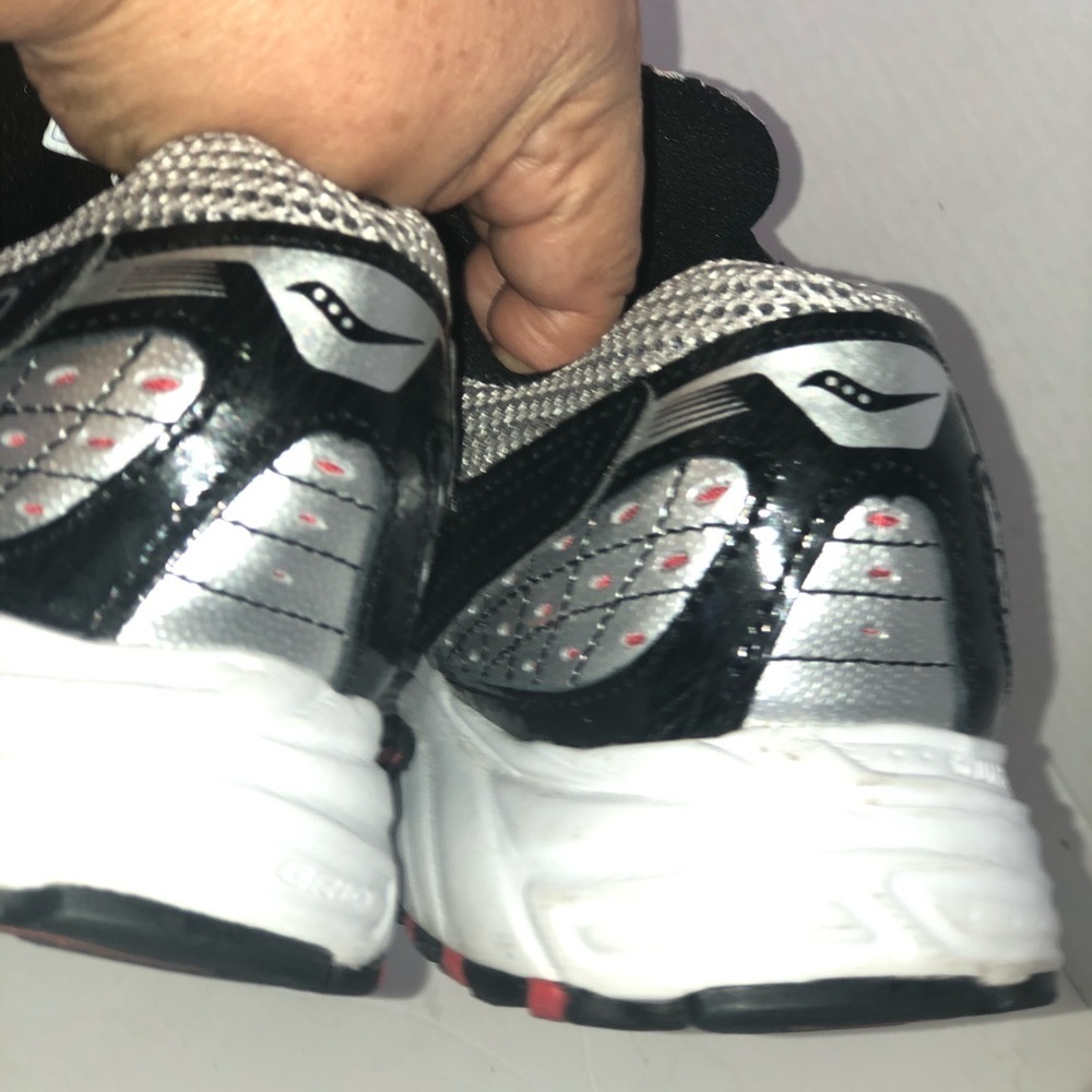 Saucony Cohesion 9 sliver red Mens - Picture 4 of 7